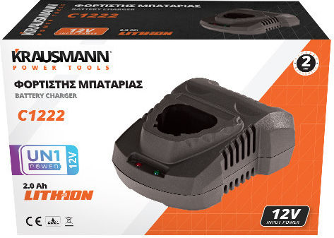 Krausmann Φορτιστής Μπαταριών Εργαλείου 12V C1222