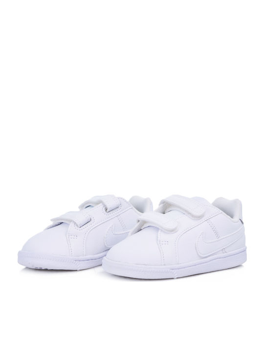 Court Royale TDV Kids Sneakers with Scratch White