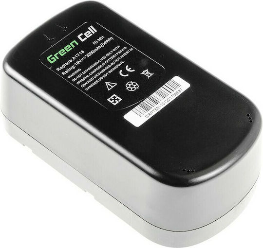 Green Cell Tool Battery 18V with Capacity 3Ah