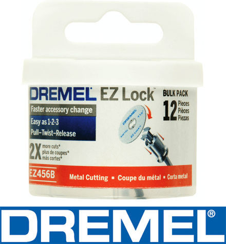 Dremel Metal EZ SpeedClic SC456B Cutting Disc Metal Hole Diameter 38mm 12pcs