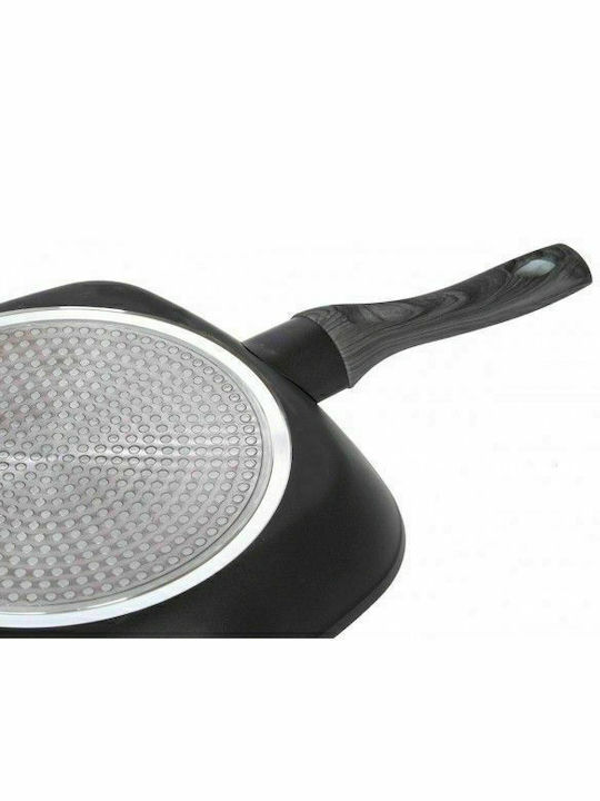 Cryspo Trio Granite Grill made of Aluminum with Stone Coating 28cm