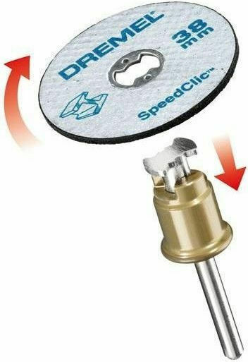 Dremel SC406 38.0mm Speedclic Starter Set Disc de tăiere Metalic 38mm 2buc