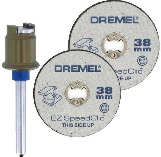 Dremel SC406 38.0mm Speedclic Starter Set Disc de tăiere Metalic 38mm 2buc