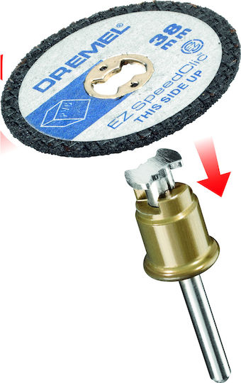Dremel Πλαστικού EZ SpeedClic SC476 Δίσκος Κοπής για Πάνελ 38mm 5τμχ