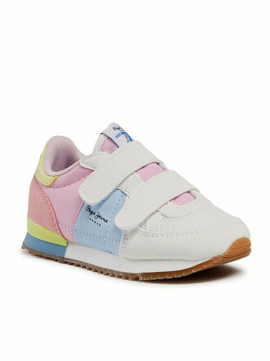 Sydney Basic Παιδικά Sneakers με Σκρατς Ροζ