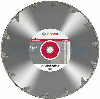 Bosch Διαμαντόδισκος Κοπής Best for Marble 125mm Slicer/Coarse Grater Disc Construction Materials 125mm 1pcs