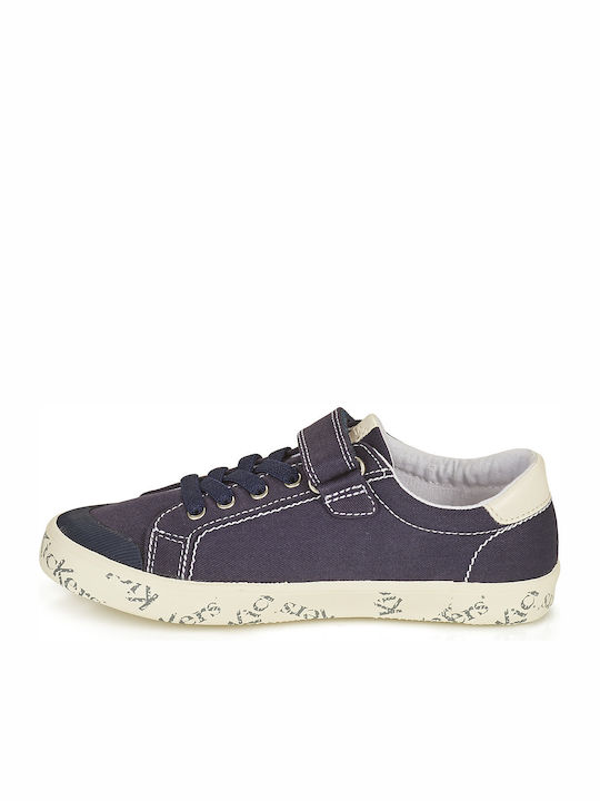 Gody Παιδικά Sneakers με Σκρατς Μπλε