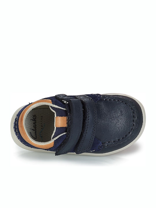 Cloud Tuktu T Kinder Sneakers Hoch Anatomisch mit Klettverschluss Marineblau