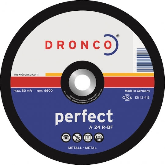 Dronco Cutting Disc Metal A 24 R Cutting Disc Metal Hole Diameter 125mm 1pcs