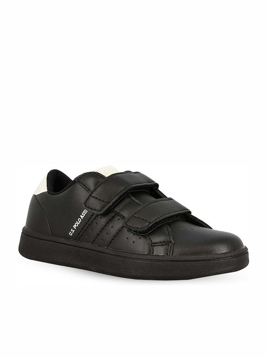 Alvaro Παιδικά Sneakers με Σκρατς Μαύρα