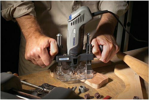 Dremel 26150335JA Zubehör Multifunktionswerkzeug Vertikale Fräseinrichtung zum Senken 70