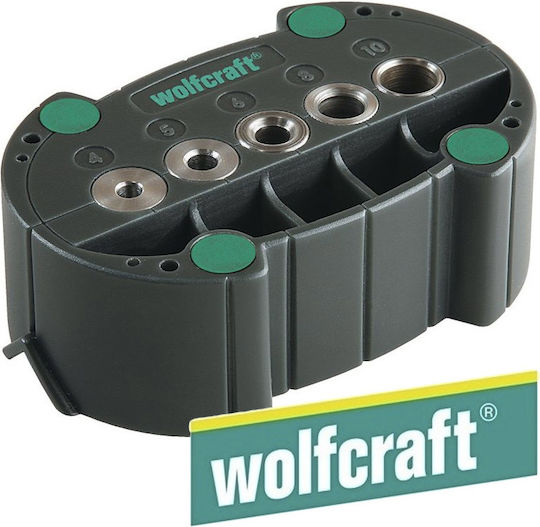 Wolfcraft 4685000 Οδηγός Δράπανου Διάτρησης Φορητός Σετ 5τμχ