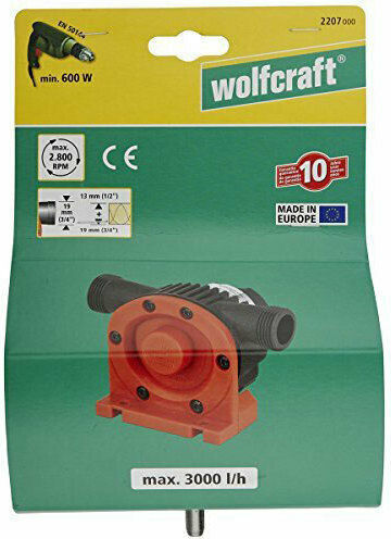 Wolfcraft 2207000 Αντλία Δράπανου Νερού Πλαστική