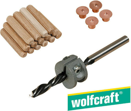 Wolfcraft Set Dowels & Drill 8mm 28pcs 2917000