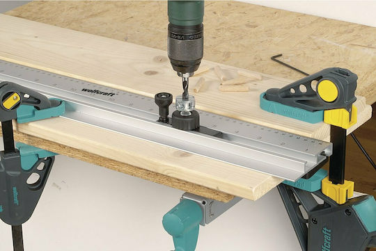 Wolfcraft Bohrführung für Aluminiumdübel Rockler Schubladenrutsche 4650000