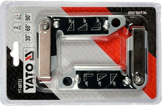 Yato Magnetic Aids Adhesive Magnetic Bases 32kg YT-08723 2pcs