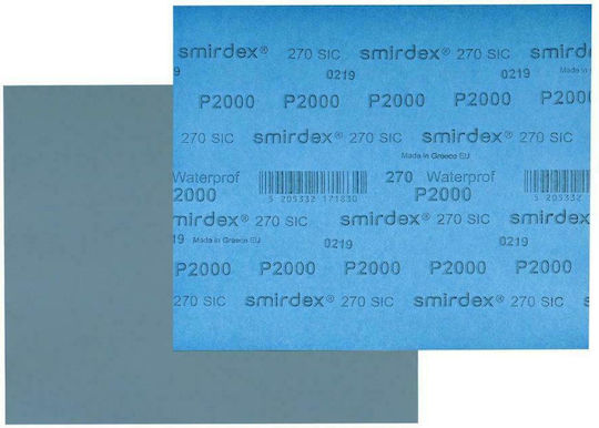 Smirdex 270 Φύλλο Λείανσης Απλό K320 230x280mm Αδιάβροχο