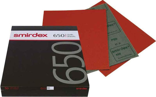 Smirdex 650 J-Flex Cloth Simple Sanding Sheet K80 230x280mm