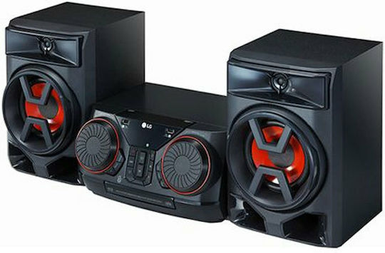 LG Ηχοσύστημα 2.0 CK43 300W με CD Player και Bluetooth Μαύρο