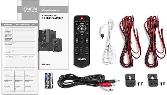 Sven Sistem audio 2.1 MS-2050 SV-013233 55W cu Media digitale Player și Bluetooth Negru