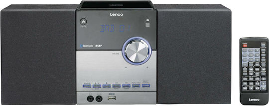 Lenco Аудиосистема 2 MC-150 MC-150 20W с CD Player и Bluetooth Черен