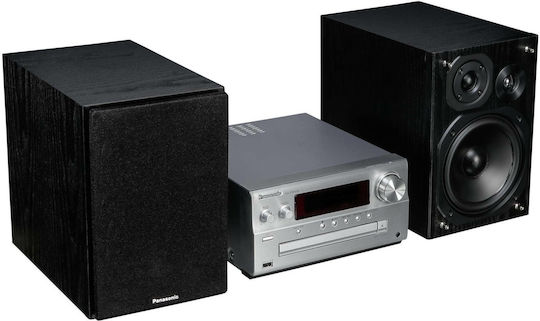 Panasonic Аудиосистема 2 SC-PMX94 SC-PMX94EG-S 120W с CD Player и Bluetooth Сребрист
