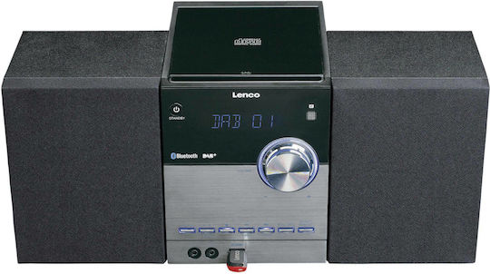 Lenco Аудиосистема 2 MC-150 MC-150 20W с CD Player и Bluetooth Черен