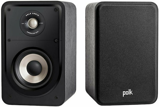 Polk Audio Signature S-15 Pair of Hi-Fi Speakers Bookself 100W 2 No of Drivers W19.05xD26.04xH30.48cm. Black