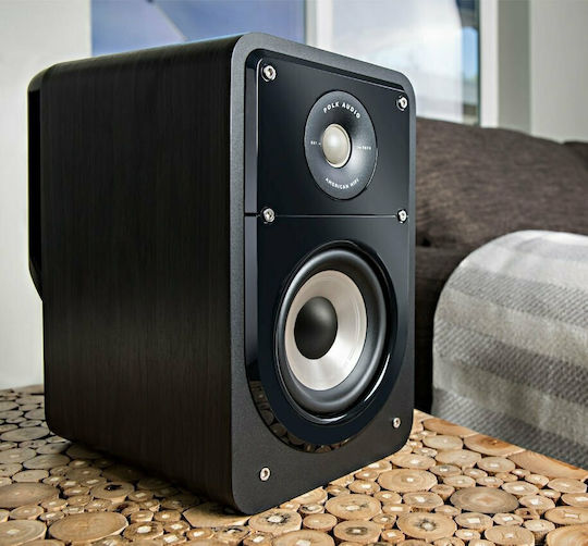 Polk Audio Signature S-15 Pair of Hi-Fi Speakers Bookself 100W 2 No of Drivers W19.05xD26.04xH30.48cm. Black