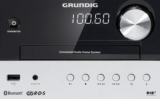 Grundig Аудиосистема 2 CMS 3000 BT GLR7640 30W с CD Player и Bluetooth Черен