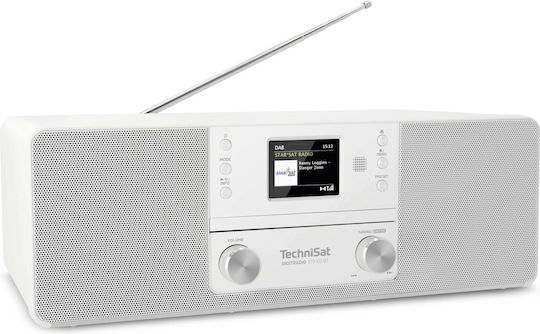 Technisat Аудиосистема 2 DigitRadio 370 0001/3948 10W с CD Player и Bluetooth Бял