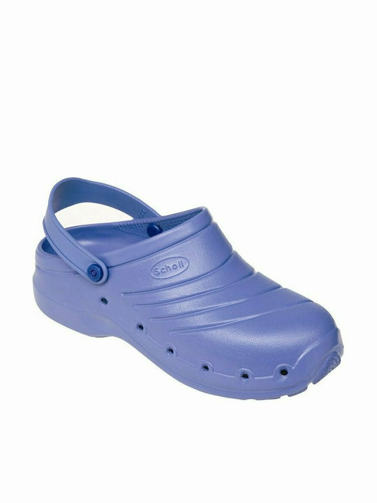 Scholl Work Light Anatomici Sabot Albastre