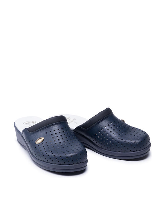Scholl Back Guard Δερμάτινα Ανατομικά Σαμπό Μπλε