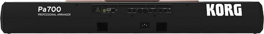 Korg Arranger PA-700 Oriental with 61 Dynamic Keys Black