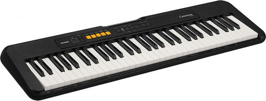 Casio Αρμόνιο CT-S100 Set με ακουστικά Kinsman KHP-003 με 61 Πλήκτρα Τυπικής Αφής Μαύρο