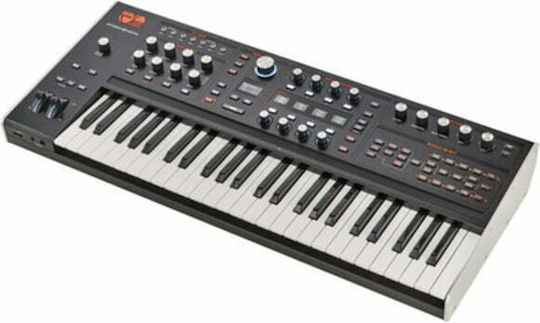 Ashun Sound Machines Synthesizer Hydrasynth Keyboard με 49 Δυναμικά Πλήκτρα Μαύρο
