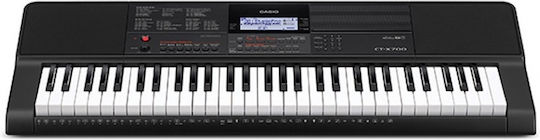 Casio Αρμόνιο CT-X700 Bundle 2 με 61 Δυναμικά Πλήκτρα Μαύρο