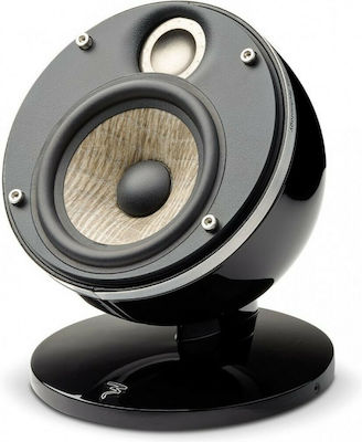 Focal Dome 1.0 Flax Hi-Fi Lautsprecher Buch selbst 100W 2 Anzahl von Fahrern B14.4xT14.3xH17.2cm. Schwarz glänzend