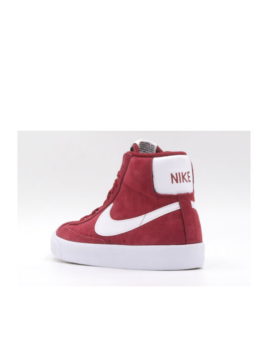 Blazer Mid 77 Kids High Sneakers for Boys Red