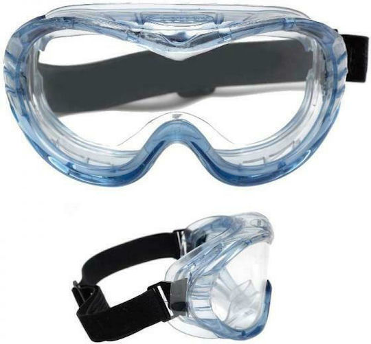 3M Fahrenheit Safety Glasses / Work Mask for Protection with Transparent Lenses 1pcs
