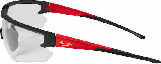 Milwaukee Safety Glasses with Transparent Lenses