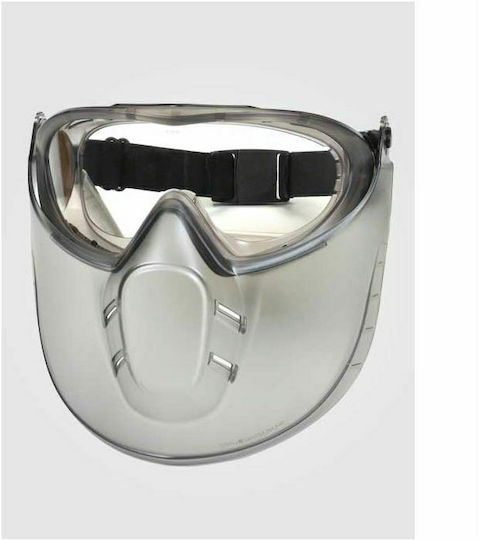 Pyramex Safety Capstone Shield Sicherheitsbrillen / Arbeitsschutzmasken mit klaren Linsen 1Stück