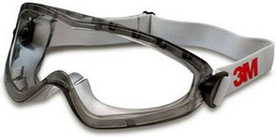 3M 2890A Safety Glasses / Work Mask for Protection with Transparent Lenses 1pcs