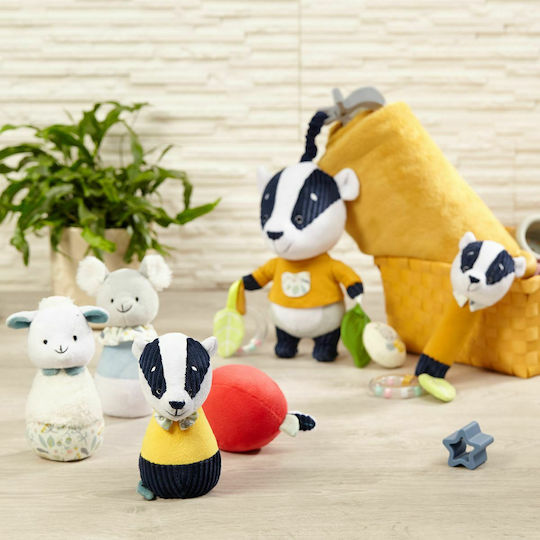 Babyono Bowling Badger Edmund Friends από Ύφασμα για 3+ Μηνών