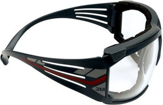3M SecureFit 601 Safety Glasses for Protection with Transparent Lenses 1pcs