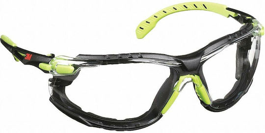 3M Solus Safety Glasses for Protection with Transparent Lenses 1pcs