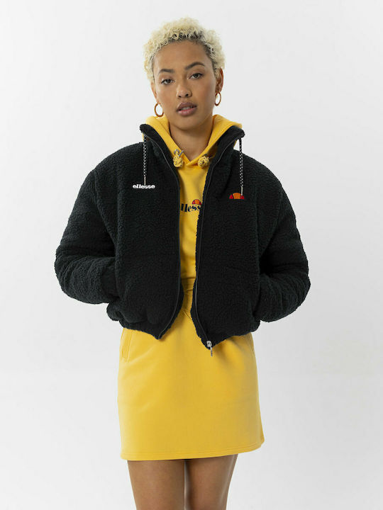 Mollis Women's Short Lifestyle Jacket for Winter Black