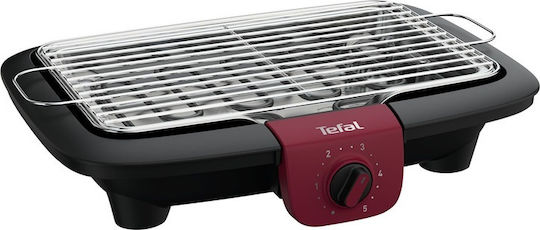 Tefal BBQ Easygrill Επιτραπέζια Ηλεκτρική Ψησταριά Σχάρας 2300W με Ρυθμιζόμενο Θερμοστάτη 37x23.5εκ.