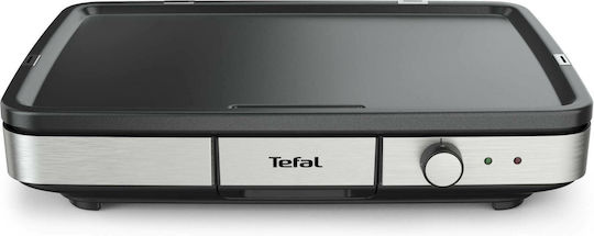 Tefal Настолна Планча Електрическа Скара с Гладка Плоча 2300W с Регулируем Термостат 47x52см