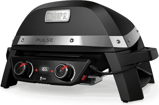 Weber Pulse Tabletop Electric Grill Grill 2200W with Lid and Adjustable Thermostat 49cmx39cmcm